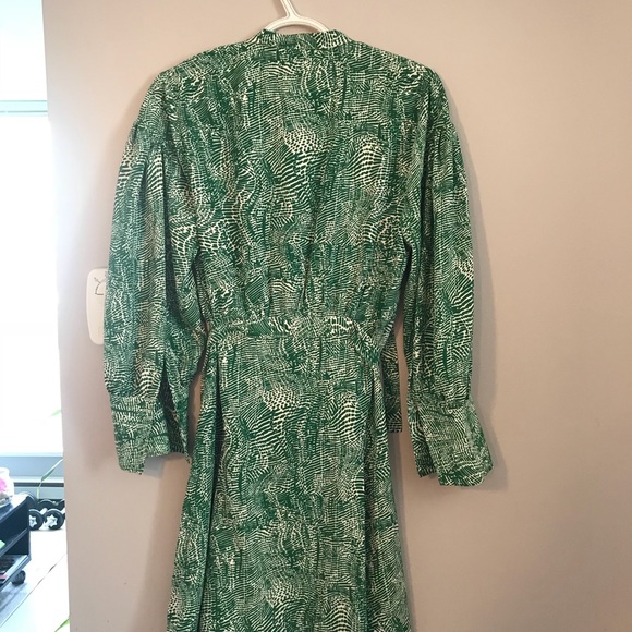Topshop green animal print dress - tall - Picture 5 of 5